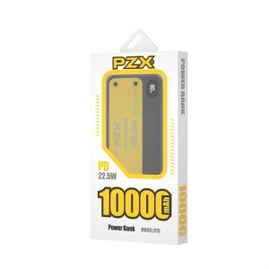 PZX V75 Power Bank 22.5W Ασύρματο Wireless Fast Charging 10000mAh - Χρώμα: Μαύρο
