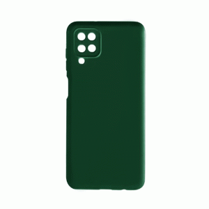 Θήκη Πλάτης Σιλικόνης Soft Back Cover για Samsung A12/ M12 - Χρώμα : Σκούρο Πράσινο