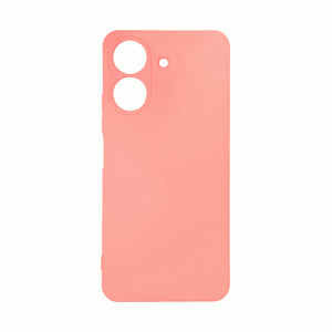 Θήκη Πλάτης Σιλικόνης TPU Back Cover για Xiaomi Redmi 13C - Χρώμα : Ροζ