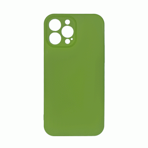 Θήκη Πλάτης Σιλικόνης Soft Back Cover για IPhone 13 Pro - Χρώμα : Πράσινο