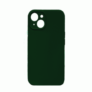 Θήκη Πλάτης Σιλικόνης Soft Back Cover για IPhone 15 Plus - Χρώμα : Σκούρο Πράσινο