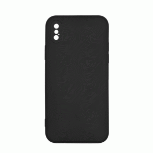 Θήκη Πλάτης Σιλικόνης Soft Back Cover για IPhone X / Xs - Χρώμα : Μαυρο