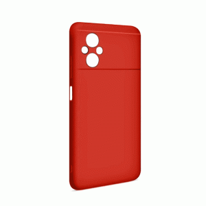 Θήκη Πλάτης Σιλικόνης Soft Back Cover για Xiaomi Poco M5 Χρώμα : Κόκκινο