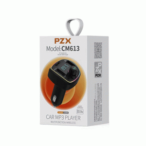 PZX CM613 Wireless Car MP3 Player 22.5W / Φορτιστή αυτοκινήτου - Χρώμα : Μαυρο