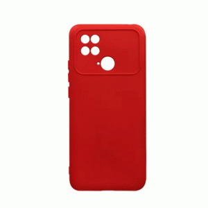 Θήκη Πλάτης Σιλικόνης Soft Back Cover για Xiaomi Poco C40 Χρώμα : Κόκκινο