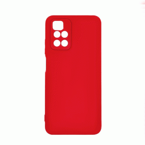 Θήκη Πλάτης Σιλικόνης Soft Back Cover για Xiaomi Redmi 10 2022 Χρώμα : Κόκκινο