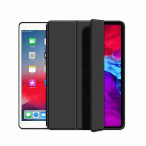 Θήκη Slim PD Smart Tri-Fold Cover HQ Με Pen Case για Apple Ipad 5/ 6/ 7/ 8/ 9 9.7 - Χρώμα: Μάυρο