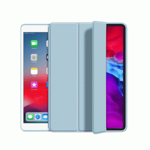 Θήκη Slim PD Smart Tri-Fold Cover HQ Με Pen Case για Apple Ipad 5/ 6/ 7/ 8/ 9 9.7 - Χρώμα: Γαλάζιο