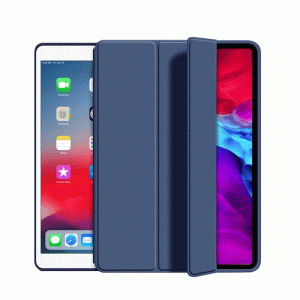 Θήκη Slim PD Smart Tri-Fold Cover HQ Με Pen Case για Apple Ipad 5/ 6/ 7/ 8/ 9 9.7 - Χρώμα: Σκούρο Μπλε