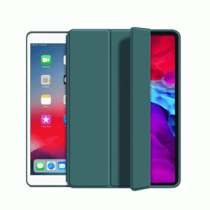 Θήκη Slim PD Smart Tri-Fold Cover HQ Με Pen Case για Apple Ipad 5/ 6/ 7/ 8/ 9 9.7 - Χρώμα: Σκούρο Πράσινο