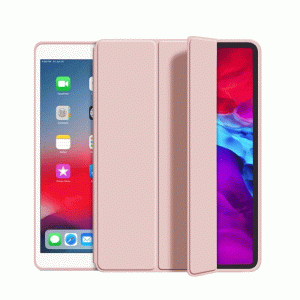 Θήκη Slim PD Smart Tri-Fold Cover HQ Με Pen Case για Apple Ipad 5/ 6/ 7/ 8/ 9 9.7 - Χρώμα: Ροζ