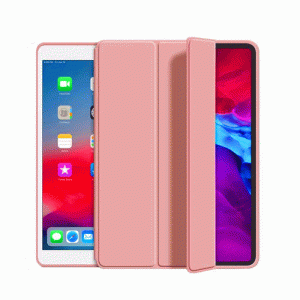Θήκη Slim PD Smart Tri-Fold Cover HQ Με Pen Case για Apple Ipad 5/ 6/ 7/ 8/ 9 9.7 - Χρώμα: Χρυσό Ροζ