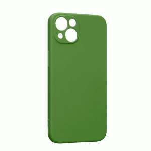 Θήκη Πλάτης Σιλικόνης Soft Back Cover για IPhone 13 - Χρώμα : Πράσινο