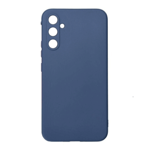 Θήκη Πλάτης Σιλικόνης Soft Back Cover για Samsung A14 4G / 5G - Χρώμα : Σκούρο Μπλε