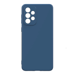 Θήκη Πλάτης Σιλικόνης Soft Back Cover για Samsung A33 5G - Χρώμα : Σκούρο Μπλε