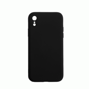 Θήκη Πλάτης Σιλικόνης Soft Back Cover για IPhone XR - Χρώμα : Μαυρο