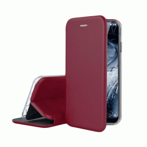 Θήκη Βιβλίο Smart Magnet Elegance Book για Xiaomi Redmi Note 12 Pro 5G - Χρώμα: Μπορντό