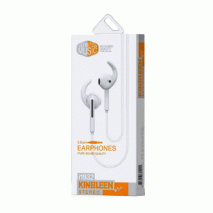 KINGLEEN i1932 Ακουστικά Ενσύρματα 3.5mm in-Ear Wired Earphone 1.2Μ - Χρώμα: Μαυρο