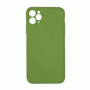Θήκη Πλάτης Σιλικόνης Soft Back Cover για IPhone 11 Pro - Χρώμα : Πράσινο