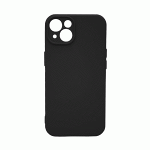 Θήκη Πλάτης Σιλικόνης Soft Back Cover για IPhone 13 - Χρώμα : Μαυρο