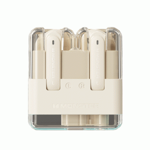 Monster XKT12 Earbud Bluetooth Earphones Ακουστικά με Θήκη Φόρτισης - Χρώμα : Χρυσό