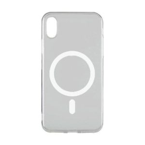 Magsafe Back Cover / Μαγνητική Θήκη Σιλικόνη Για Iphone X / XS - Χρώμα : Διάφανο