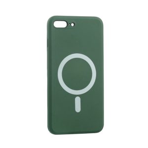 Magsafe Back Cover / Μαγνητική Θήκη HQ Για Iphone 7 Plus/ 8 Plus - Χρώμα : Σκούρο Πράσινο