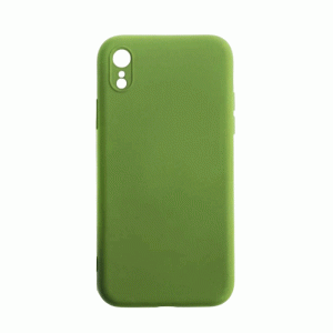 Θήκη Πλάτης Σιλικόνης Soft Back Cover για IPhone XR - Χρώμα : Πράσινο