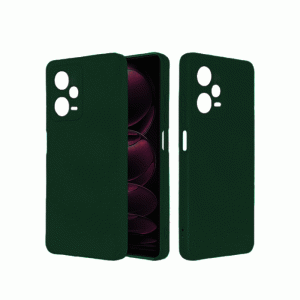 Θήκη Πλάτης Σιλικόνης Soft Back Cover για Xiaomi Poco X5 Χρώμα : Σκούρο Πράσινο