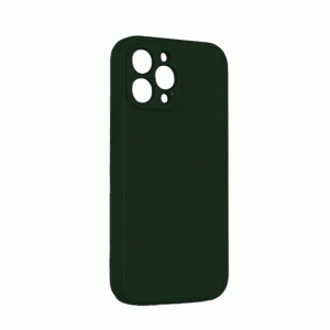 Θήκη Πλάτης Σιλικόνης Soft Back Cover για IPhone 15 Pro - Χρώμα : Σκούρο Πράσινο