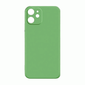 Θήκη Πλάτης Σιλικόνης Soft Back Cover για IPhone 12 - Χρώμα : Πράσινο
