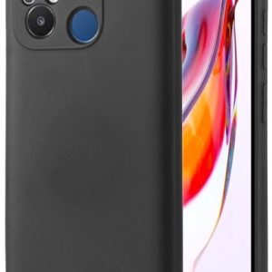 Θήκη Πλάτης Σιλικόνης Soft Back Cover για Xiaomi Redmi 12C Χρώμα : Μαυρο
