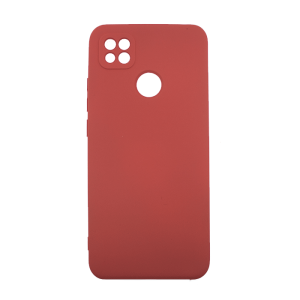 Θήκη Πλάτης Σιλικόνης Soft Back Cover για Xiaomi Redmi 9C / 10A / POCO C31 Χρώμα : Κόκκινο