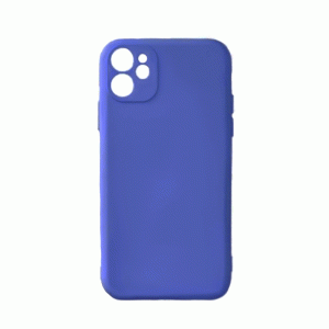 Θήκη Πλάτης Σιλικόνης Soft Back Cover για IPhone 11 - Χρώμα : Σκούρο Μπλε