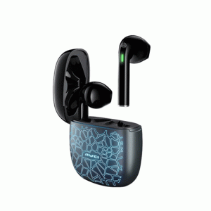 AWEI T28 Pro Ακουστικά Ασύρματα Bluetooth TWS Earpods Wireless GAMING Εarphones με θήκη φόρτισης - Χρώμα: Μαύρο Και Γκρι