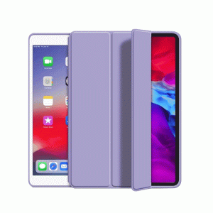 Θήκη Slim PD Smart Tri-Fold Cover HQ Με Pen Case για Apple Ipad 5/ 6/ 7/ 8/ 9 9.7 - Χρώμα: Μωβ