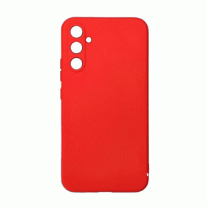 Θήκη Πλάτης Σιλικόνης Soft Back Cover για Samsung A34 - Χρώμα : Κόκκινο
