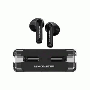 Monster XKT08 Earbud Bluetooth Earphones Ακουστικά με Θήκη Φόρτισης - Χρώμα : Μαυρο